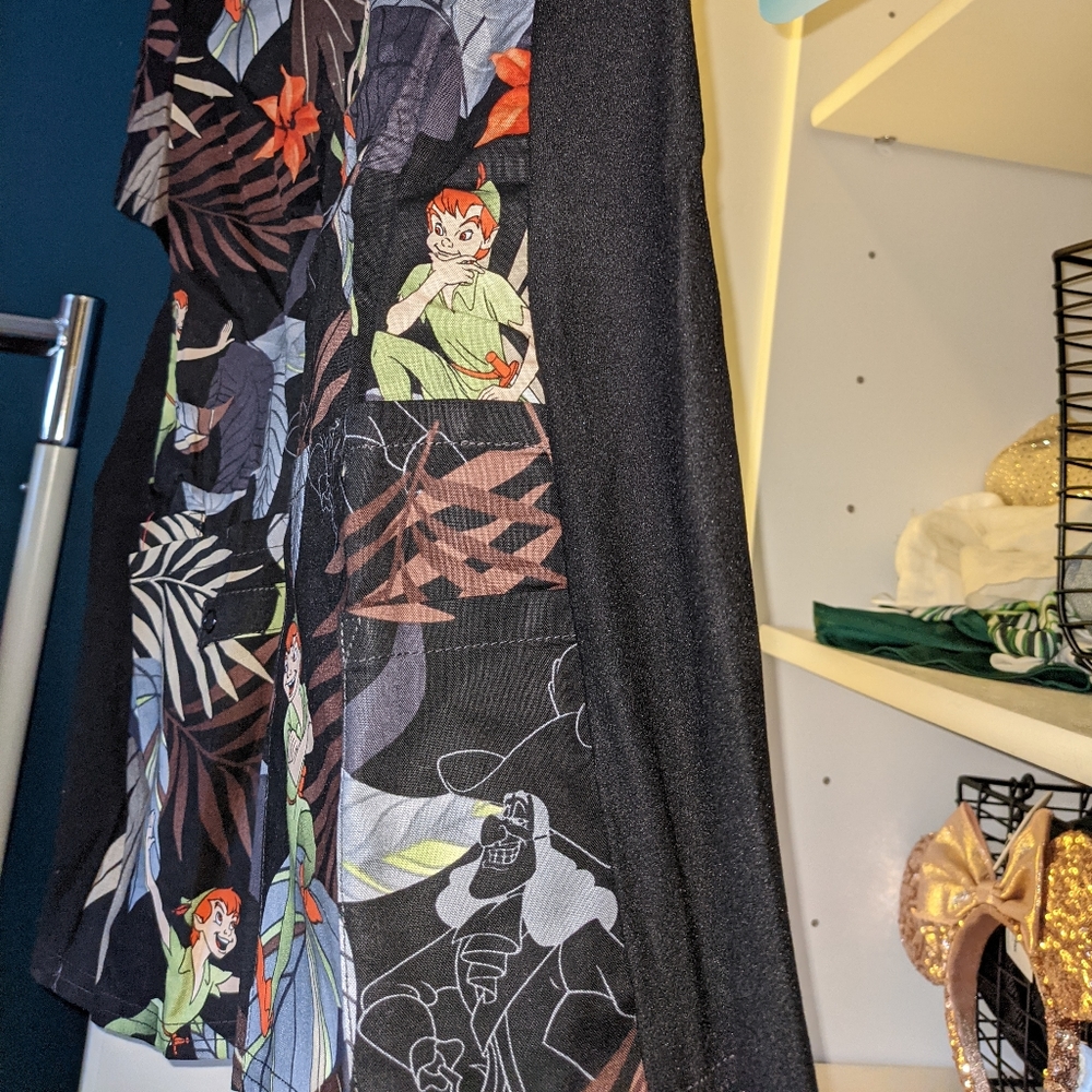 Disney with Cherokee Tooniforms Medical Scrub Peter Pan Print - Picture 14 of 16